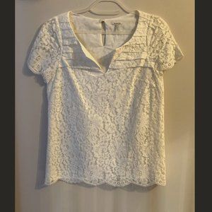 Lace Short Sleeved Shirt